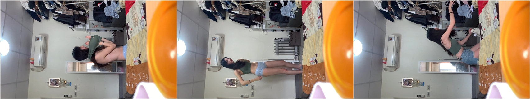 《嫩模私拍泄密》学院派系列！全是极品美乳长腿清纯大学生美眉，换衣时被偸拍摄影师加钱对着大长腿撸射无水4K原版全套