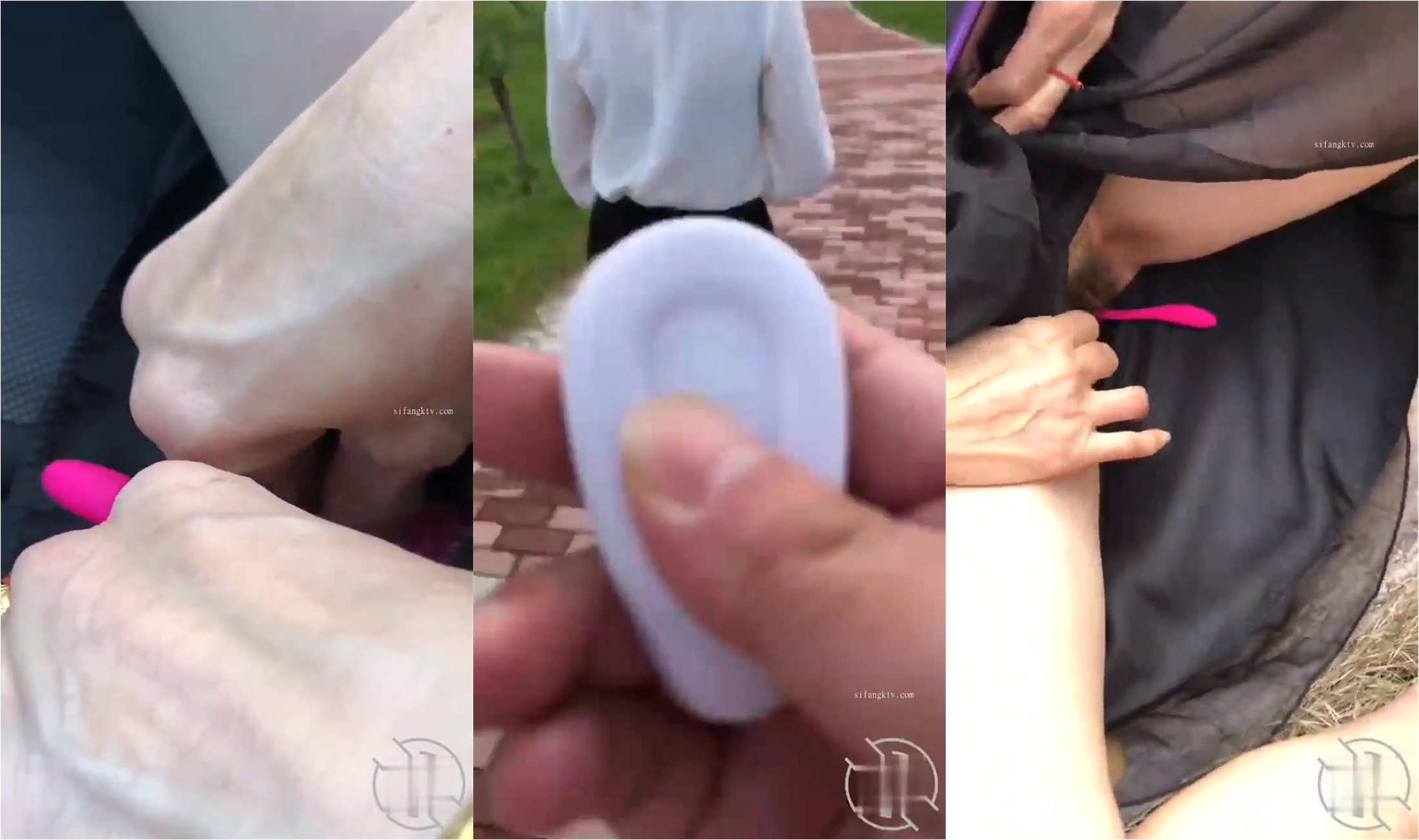 44我妈带振动棒在公园溜达，遥控器在我手里，差点就被发现