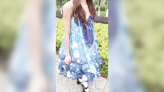 《最新流出反差萝莉》推特网红百变COSER叛逆情侣【洛丽塔】千元露脸土豪任务定制~公园露出楼道啪啪内射1