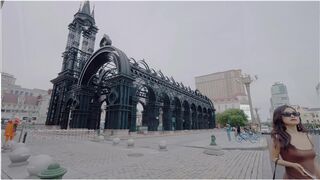 《最新流出国模私拍》2022年老牌唯美女体艺术摄影相约中国【极品身材模特-莎丝-洞窟中的女人裸身与着衣的反差对比】