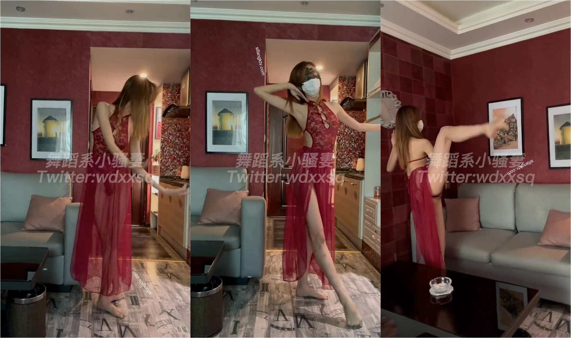 【一字马女神重磅核弹】极品00年在校『舞蹈系小骚妻』最新私拍强推 高难度一字马做爱 爆裂黑丝高潮内射 (1)