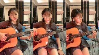 【女演员】气质女神下海，唱歌弹琴，前一秒还是个才女，瞬间脱光骚浪，极品反差 (2)