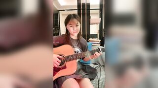 【女演员】气质女神下海，唱歌弹琴，前一秒还是个才女，瞬间脱光骚浪，极品反差 (2)