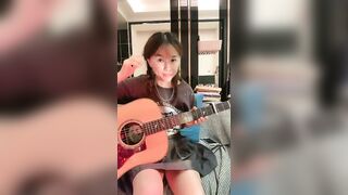 【女演员】气质女神下海，唱歌弹琴，前一秒还是个才女，瞬间脱光骚浪，极品反差 (2)