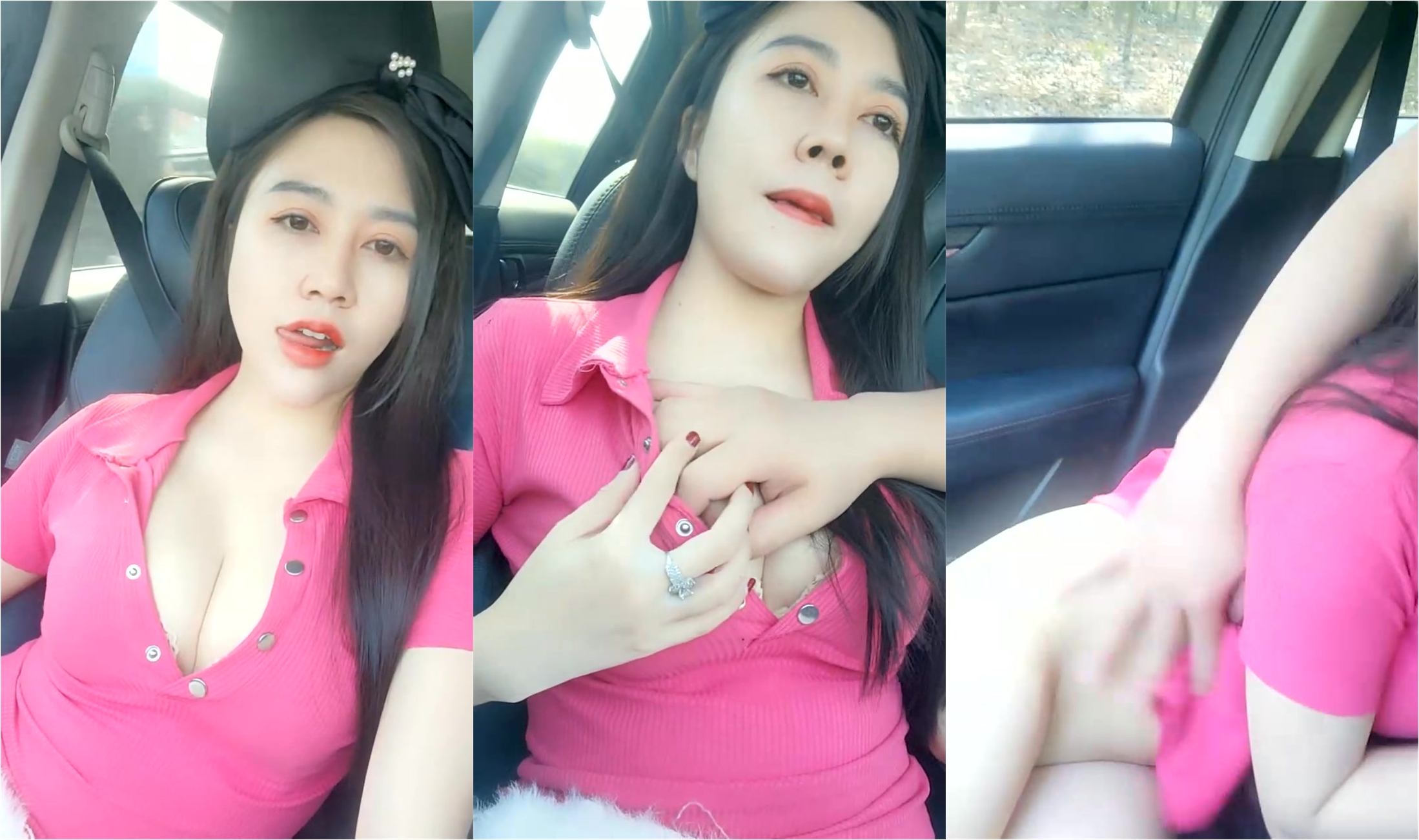 【妖精霍霍】从家中阳台到户外野战，还要车震，极品尤物御姐，美乳白虎，彻底放飞了自我 (4)