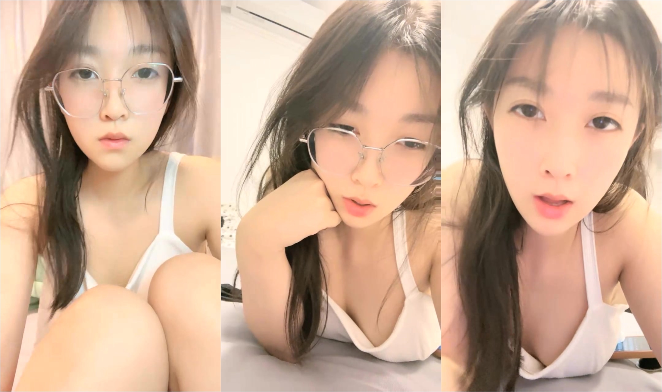 【小沫呀】九月新下海的美女，万众瞩目19岁邻家女孩，清纯甜美的标杆，搞怪表情全裸自慰，一众大哥的心头肉 (1)