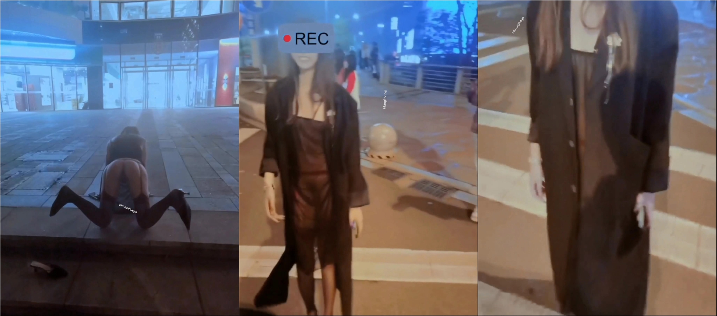 【年度核弹绿帽淫妻】极品超美女神『小鲸鱼』人来人往马路商场情趣真空无内露出做爱 酒店激情大战 (3)