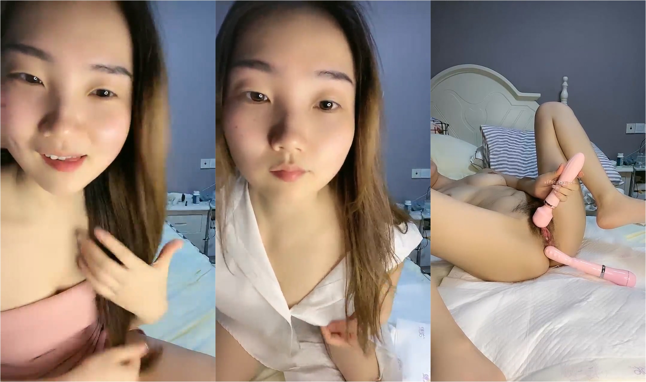 【扑倒小猫】极品学妹，闺房中拿出私藏的小玩具，害羞得释放欲望，小穴湿漉漉 (4)