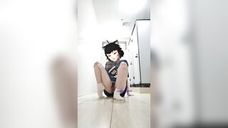 【极品反差顶级身材】芭蕾舞姬『胡桃夹子』堕落女神最新裸舞啪啪各种高难度姿势花式啪啪 内射高潮灰丝一字马01 (2)