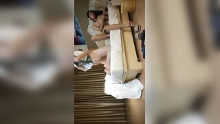 《道丶不狂》今晚探花外围，不错妹子再来第二炮，吸吮舔屌活很棒一下就起来了，扶着腰后入老哥射的有点快