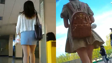 【极品稀缺精品抄底】AK校园系列抄底 都是大学美女 青春靓丽 各种无内肉丝美腿 第二季校园篇