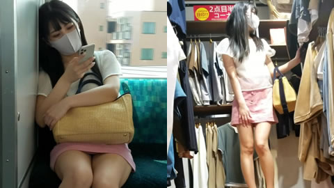 逛街地铁发现偷拍故意露