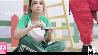 麻豆传媒最新性爱游戏系列-鲍鱼游戏之吸舔碰糖 极品巨乳女神的淫乱游戏性体验