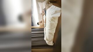 【流浪的交际花】空姐极品女神良家，肤白如雪，舔穴高潮，全程笑颜如花极致性爱享受