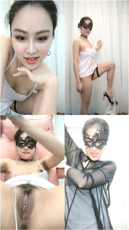 高颜值长腿御姐白色吊带扇子舞诱惑，翘屁股掰穴换上透视装摆弄姿势，很是诱惑喜欢不要错过