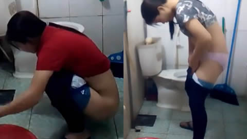 房东在合租房打工妹浴室偷装摄像头偷窥几个打工妹尿尿洗逼