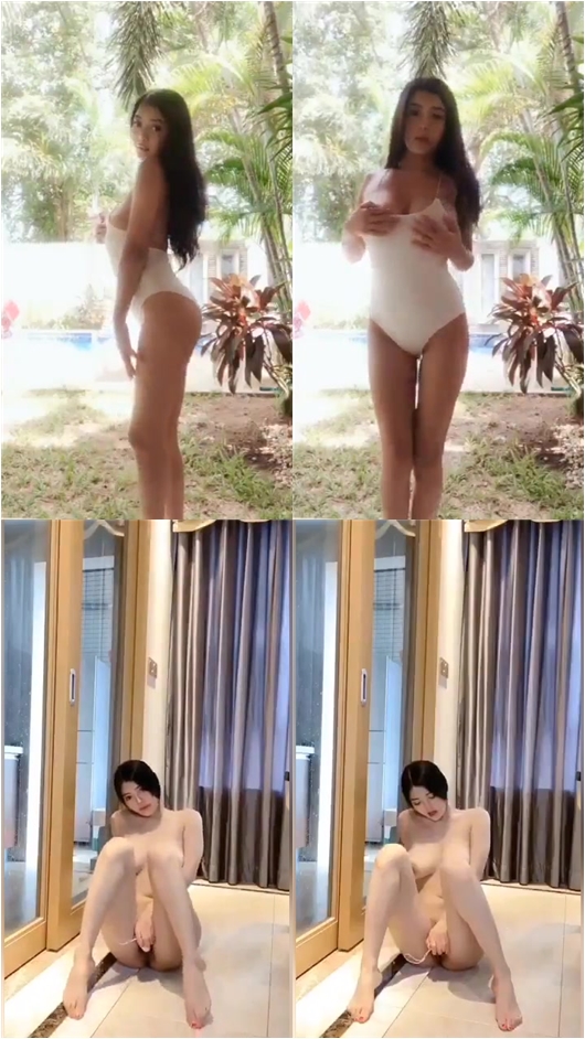 长相甜美的模特林美惠子，白皙巨乳大奶，翘翘性感的肉臀，浴室外跳蛋自慰，甜美的女人叫起来就是好听！