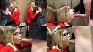 In the Fitting Room - she Loves Sucking Hard Dick POV Amazing