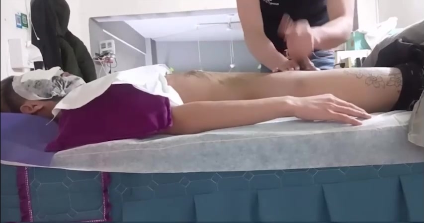 同志私密SPA按摩,精神直男小伙被技师控射